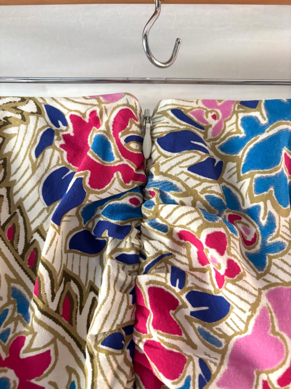 Isabel Marant Breena Floral Paisley Midi Skirt Silk Blend Size 36 FR | 4 US - Picture 10 of 15